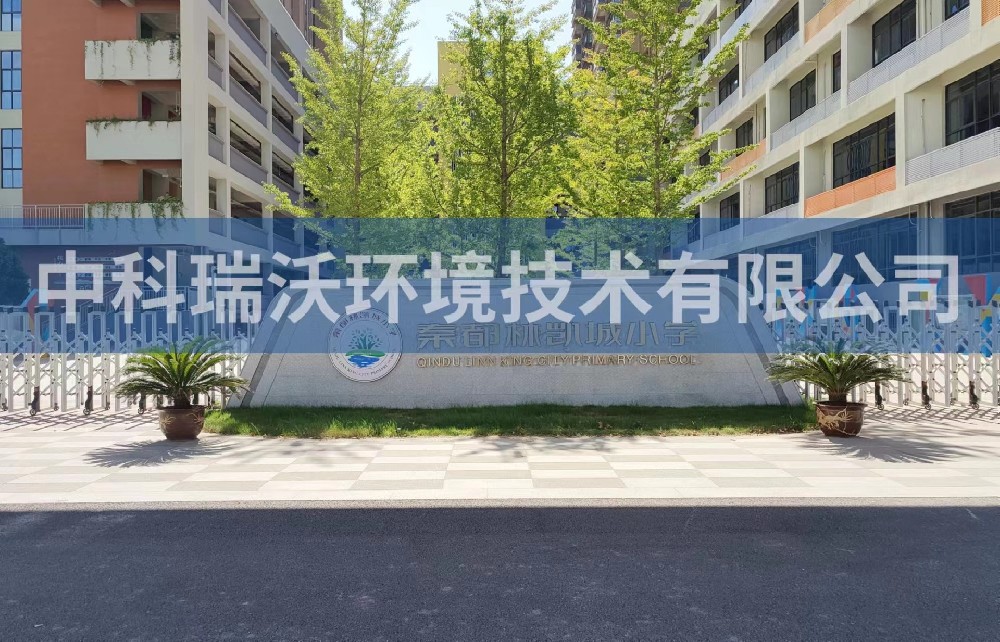 陜西省咸陽(yáng)市秦都區鄭國路秦都林凱城小學(xué)實(shí)驗室污水處理設備安裝調試完成